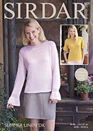 Sirdar 8131 Woman's Tops in Sirdar Summer Linen DK (#3 weight) for Adults